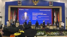 Wisuda ke-54 Politeknik Energi dan Mineral (PEM) Akamigas di Graha Oktana, Cepu, Jawa Tengah, Kamis (17/7/2025) lalu. Foto: INIKEPRI.COM