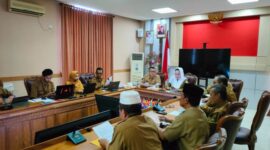 rapat koordinasi persiapan penilaian Geopark Nasional Natuna yang berlangsung diruang rapat Bupati Natuna. Foto: INIKEPRI.COM/NatunaKab 