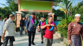 Badan Pengelola Geopark Nasional (BPGN) Natuna bersama Tim Evaluator Geopark Nasional mengalihkan fokus kunjungan ke sektor pendidikan, Jumat (25/7/2025). Foto: INIKEPRI.COM