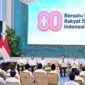 Peluncuran logo HUT RI ke-80. Foto: BPMI Setpres