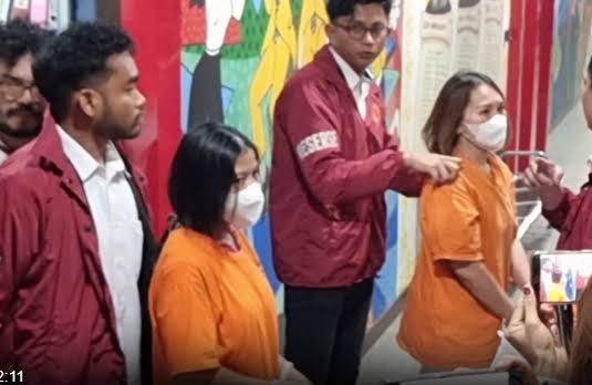 2 tersangka pelaku penganiayaan kepada ART. Foto: INIKEPRI.COM