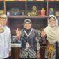 Wakil Gubernur Kepri Nyanyang Haris Pratamura bersama perwakilan World Cleanup Day usai beraudiensi di Gedung Graha Pena Batam, Kamis (21/8/2025). Foto: INIKEPRI.COM/KepriProv 
