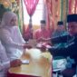 Momen bersejarah tercipta di Kecamatan Katang Bidare, Kabupaten Lingga. Untuk pertama kalinya, pernikahan resmi dilaksanakan langsung oleh petugas Penghulu Pengawas Perkawinan (P4) setempat. Foto: INIKEPRI.COM