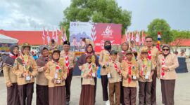 Pramuka MIN Lingga berhasil meraih Juara Umum 3 dalam ajang Pramuka Siaga pada peringatan Hari Pramuka ke-64 tingkat Kwartir Cabang (Kwarcab) Gerakan Pramuka Lingga Tahun 2025. Foto: INIKEPRI.COM