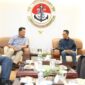 Wali Kota Batam sekaligus Kepala BP Batam, Amsakar Achmad di Markas Komando Lantamal IV TNI AL di Tanjung Sengkuang, Batuampar, Minggu (3/8/2025). Foto: INIKEPRI.COM