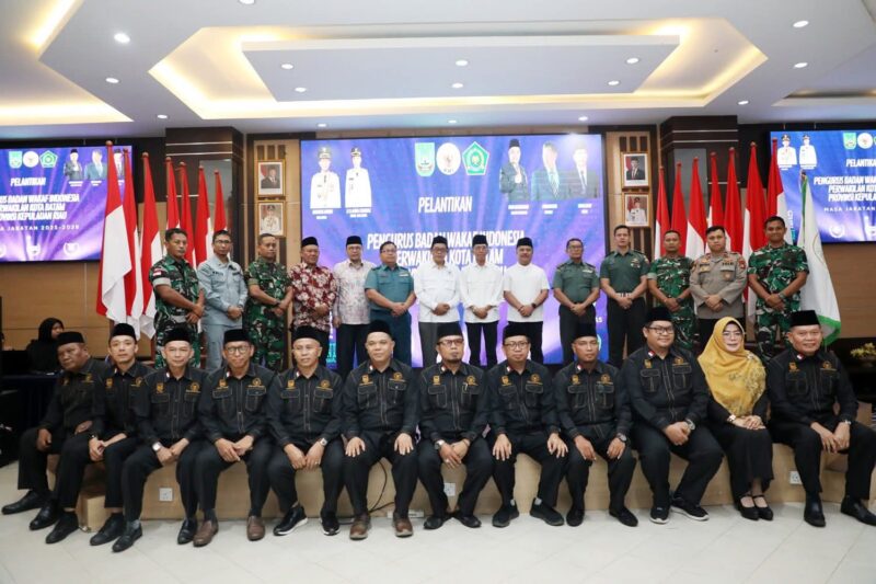 Pelantikan Pengurus Badan Wakaf Indonesia (BWI) Perwakilan Kota Batam. Foto: INIKEPRI.COM