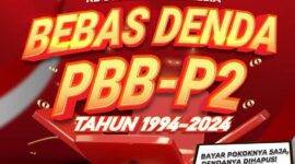 Flyer bebas denda PBB-P2 Pemko Batam. Foto: Media Center Batam 