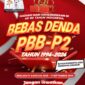 Flyer bebas denda PBB-P2 Pemko Batam. Foto: Media Center Batam 