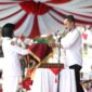 Wali Kota Batam Amsakar Achmad saat gladi bersih upacara HUT RI ke-80. Foto: INIKEPRI.COM