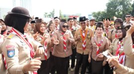 Perayaan HUT Pramuka ke-64 Kota Batam. Foto: INIKEPRI.COM
