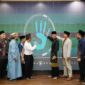Wali Kota Batam Amsakar Achmad membuka musyawarah cabang Pondok Modern Darussalam Gontor yang tergabung dalam Ikatan Keluarga Pondok Modern (IKPM) Cabang Batam. Foto: INIKEPRI.COM