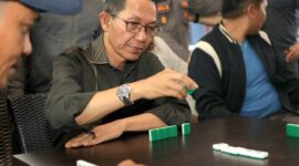 Wali Kota Batam Amsakar Achmad hadir di Final Tournament Catur dan Domino tingkat Kecamatan Sagulung yang digelar di Champion Billiard & Café, Sei Langkai, Senin (25/8/2025) malam. Foto: INIKEPRI.COM