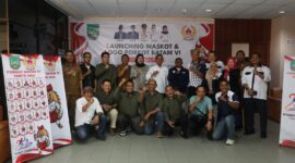Wali Kota Batam Amsakar Achmad, menghadiri acara Launching Maskot dan Logo Pekan Olahraga Kota (Porkot) Batam ke VII, di ruang rapat Hang Nadim Kantor Wali Kota Batam, senin (25/8/2025). Foto: INIKEPRI.COM/Media Center Batam 