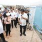 Menteri KKP Sakti Wahyu Trenggono didampingi Wakil Wali Kota Batam Li Claudia Chandra saat meninjau lokasi yang bakal dijadikan KNMP. Foto: INIKEPRI.COM