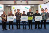 BPJS Ketenagakerjaan bersama Pemerintah Kota Tanjungpinang menggelar Forum Group Discussion (FGD) dan sosialisasi Program Jaminan Sosial Ketenagakerjaan, Kamis (7/8), di aula Sultan Sulaiman Badrul Alamsyah, Kantor Wali Kota Tanjungpinang. Foto: INIKEPRI.COM