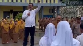 Anggota DPRD Kota Batam dari Fraksi Partai Gerindra, Anwar Anas, melakukan kunjungan lapangan ke SMK Negeri 3 Batam. Foto: INIKEPRI.COM/Tangkapan Layar