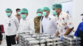 Menteri Perdagangan RI Budi Santoso menilai pelaksanaan Program Makan Bergizi Gratis (MBG) di Provinsi Kepri berjalan lancar. Foto: INIKEPRI.COM/KepriProv 
