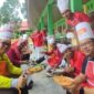 Lomba menghias tumpeng di MAN Karimun. Foto: INIKEPRI.COM
