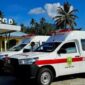 Pemerintah pusat menyalurkan empat unit bantuan ambulans roda empat ke Natuna. Foto: Istimewa 