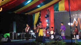 Balai Pelestarian Kebudayaan (BPK) Wilayah IV Riau-Kepri resmi menutup rangkaian Pekan Budaya Melayu Nusantara di Lapangan Pamedan Ahmad Yani, Tanjungpinang, Jumat (22/8/2025) malam. Foto: INIKEPRI.COM
