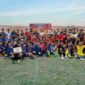 SMAN 4 Tanjungpinang tampil gemilang dengan menyabet gelar juara cabang olahraga sepak bola dalam ajang Pekan Olahraga Pelajar Kota (Popkot) Tanjungpinang 2025.  Foto: INIKEPRI.COM
