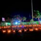 Gugus Depan (Gudep) MAN 1 Natuna menggelar kegiatan malam renungan di halaman sekolah, Rabu (13/8/2025). Foto: INIKEPRI.COM