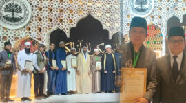 Qari muda asal Bogor, Jawa Barat, Muhammad Reza Maulana Nurdin, berhasil meraih Juara II pada Musabaqah Tilawatil Quran (MTQ) Internasional yang menjadi bagian dari Pertemuan Pimpinan Komunitas Muslim Negara-negara BRICS di Rio de Janeiro, Brasil. Foto Humas Kementerian Agama