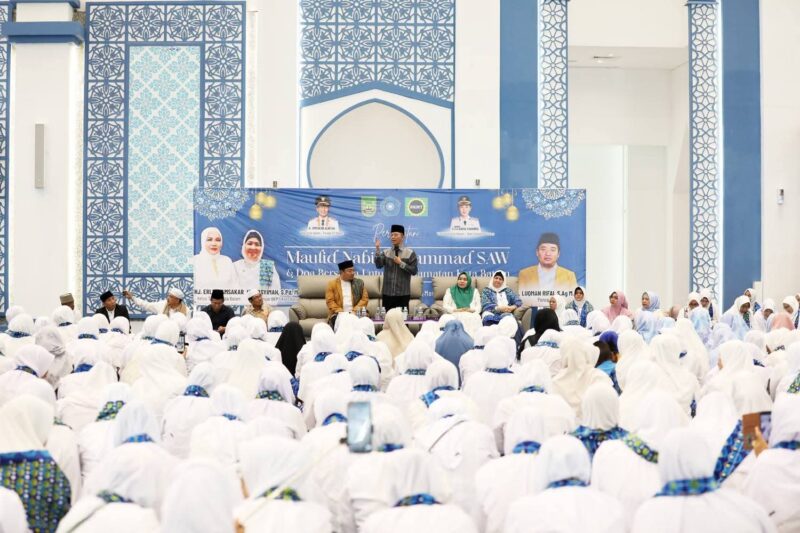 Perayaan Maulid Nabi Muhammad SAW di Masjid Agung. Foto: INIKEPRI.COM