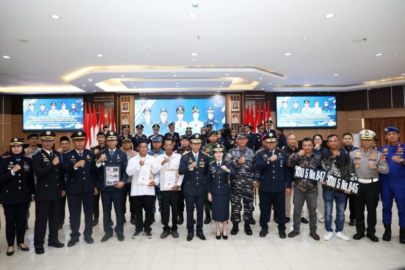 Aula Lantai 4 Kantor Wali Kota Batam saat peringatan Hari Perhubungan Nasional (Harhubnas) 2025, Rabu (17/9/2025). Foto: INIKEPRI.COM
