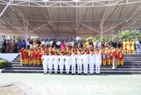 Upacara hari jadi ke-23 Provinsi Kepulauan Riau. Foto: INIKEPRI.COM