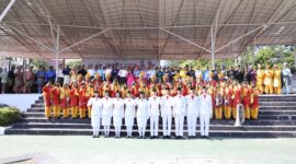 Upacara hari jadi ke-23 Provinsi Kepulauan Riau. Foto: INIKEPRI.COM