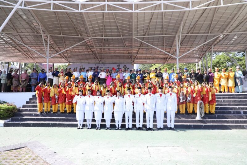 Upacara hari jadi ke-23 Provinsi Kepulauan Riau. Foto: INIKEPRI.COM