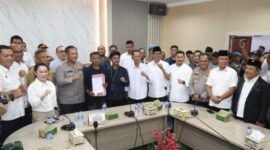 Perwakilan Mahasiswa diterima Forkompinda. Foto: INIKEPRI.COM