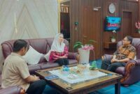Bupati Natuna Cen Sui Lan melakukan audiensi dengan BI Perwakilan Kepri. Foto: INIKEPRI.COM
