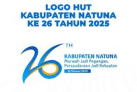 Logo HUT ke-26 Kabupaten Natuna. Foto: INIKEPRI.COM/NatunaKab 
