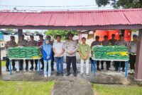 Polsek Belakang Padang bersama Bulog Kota Batam menggelar Gerakan Pangan Murah (GPM) di halaman Mapolsek Belakang Padang, Rabu (17/9/2025) pukul 09.00 WIB. Foto: INIKEPRI.COM