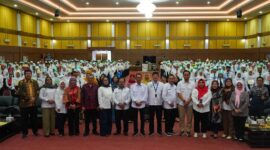 Amsakar Achmad Saat menghadiri PKKMB Universitas Batam 2025. Foto: INIKEPRI.COM/BP Batam 