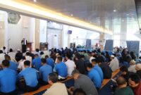 Badan Pengusahaan (BP) Batam melalui Badan Koordinasi Dakwah Islam (BKDI) BP Batam menggelar peringatan Maulid Nabi Besar Muhammad SAW 1447 H di Masjid Habibie, Kamis (18/9/2025).  Foto: INIKEPRI.COM/BP Batam 
