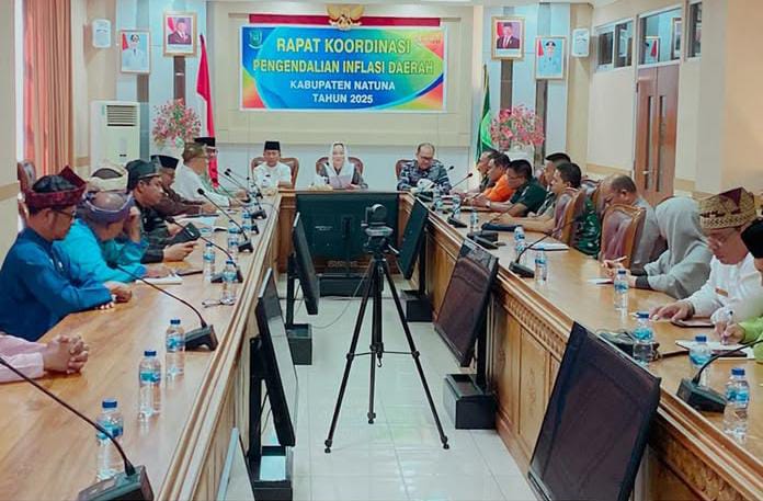 Pemerintah Kabupaten Natuna melaksanakan Rapat Koordinasi (Rakor) Pengendalian Inflasi Daerah Tahun 2025, Rabu (24/9/2025).  Foto: INIKEPRI.COM/NatunaKab 
