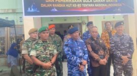 Hari Ulang Tahun (HUT) ke-80 Tentara Nasional Indonesia (TNI) Tahun 2025. Kegiatan berlangsung pada Kamis, 18 September 2025 bertempat di Gedung Serbaguna Desa Tapau, Kecamatan Bunguran Tengah. Foto: INIKEPRI.COM