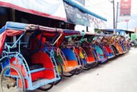 Becak Belakang Padang. Foto: Istimewa 
