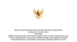 Permenkeu nomor 63/2025. Foto: Tangkapan Layar 