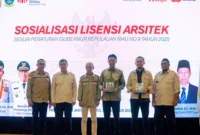 Sosialisasi Pergub Nomor 9 Tahun 2025 tentang Lisensi Arsitek dilaksanakan di Hotel Aston, Kota Batam, Sabtu (30/8/2025). Foto: Dinas PUPP Kepri