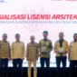 Sosialisasi Pergub Nomor 9 Tahun 2025 tentang Lisensi Arsitek dilaksanakan di Hotel Aston, Kota Batam, Sabtu (30/8/2025). Foto: Dinas PUPP Kepri