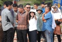 Wakil Wali Kota Batam Li Claudia Chandra meninjau ke salah titik lokasi di Kota Batam. Foto: INIKEPRI.COM/Media Center Batam 