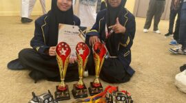 Tim Robotik dari pondok pesantren Karya Mas Bangsa IIBS Batam kembali juara dan mengharumkan nama Kota Batam pada 25th World Peace For Robotic Competition yang diadakan oleh International Robotic Training And Competition (IRTC). Foto: INIKEPRI.COM/Media Center Batam 