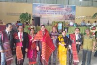 Kadis Kominfo Kota Batam, Rudi Panjaitan menghadiri acara Pesta Gotilon HKI Batuaji Lama yang berlangsung pada Minggu(5/10/25) di gedung serbaguna HKI Batuaji Lama di kelurahan Sagulung Kota, Batam. Foto: INIKEPRI.COM/Media Center Batam 