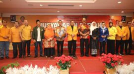 Musyawarah Daerah (Musda) IV DPD Partai Hanura Provinsi Kepulauan Riau, yang digelar di Hotel Harmoni One, Rabu (23/10/2025). Foto: INIKEPRI.COM