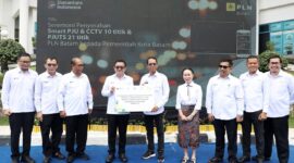 Peringatan HLN ke-80 di halaman PLN Batam, Senin (27/10/2025). Foto: INIKEPRI.COM/Media Center Batam 