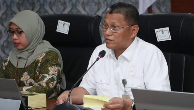 Penjabat (Pj) Sekretaris Daerah (Sekda) Kota Batam Firmansyah menyambut kunjungan kerja Tim Penilaian Kabupaten/ Kota Sehat (KKS), di Ruang Rapat Hang Nadim, Kantor Wali Kota Batam, rabu (1/10/2025). Foto: INIKEPRI.COM/Media Center Batam 